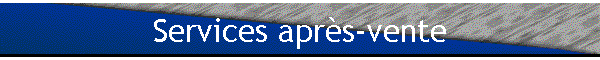 Services aprs-vente